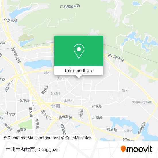 兰州牛肉拉面 map