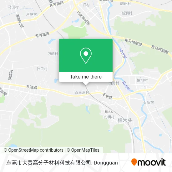 东莞市大贵高分子材料科技有限公司 map