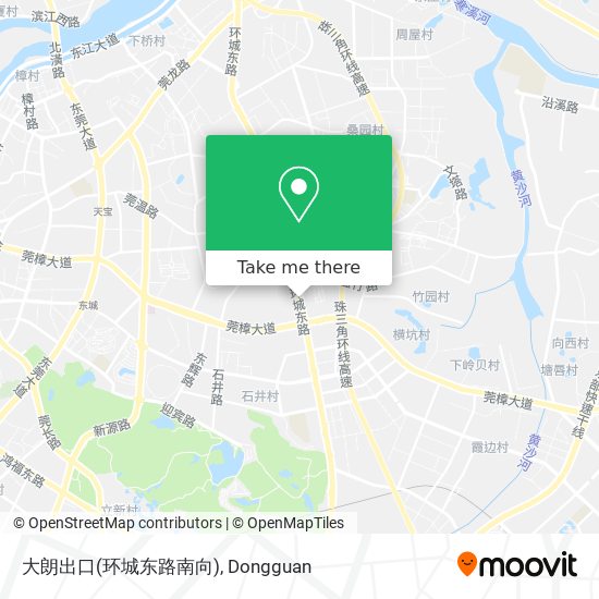 大朗出口(环城东路南向) map