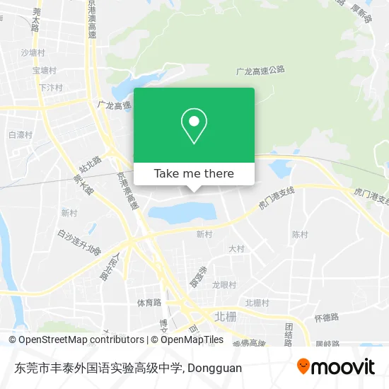 东莞市丰泰外国语实验高级中学 map