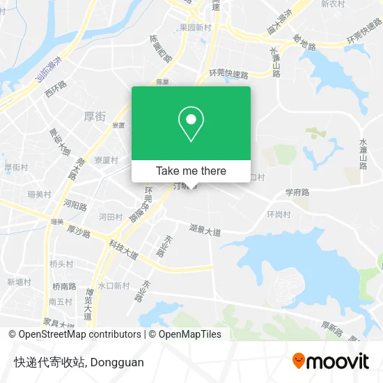 快递代寄收站 map