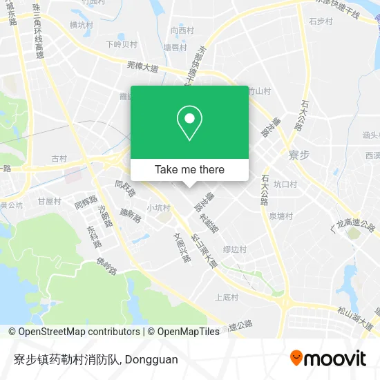 寮步镇药勒村消防队 map