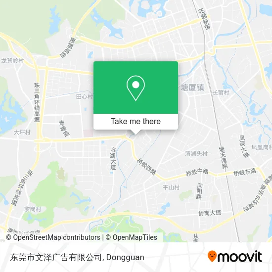 东莞市文泽广告有限公司 map