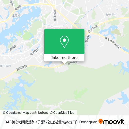 343路(大朗散裂中子源-松山湖北站a出口) map