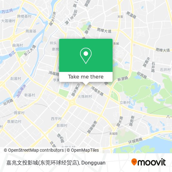 嘉兆文投影城(东莞环球经贸店) map