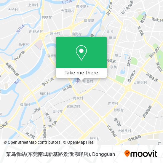 菜鸟驿站(东莞南城新基路景湖湾畔店) map