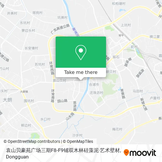 袁山贝豪苑广场三期F8-F9铺双木林硅藻泥·艺术壁材 map