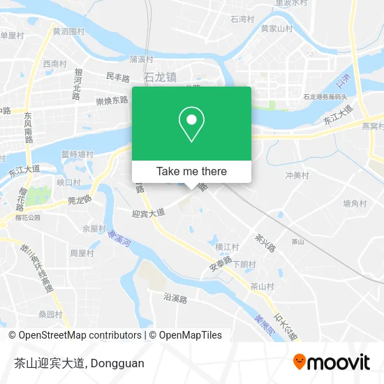 茶山迎宾大道 map