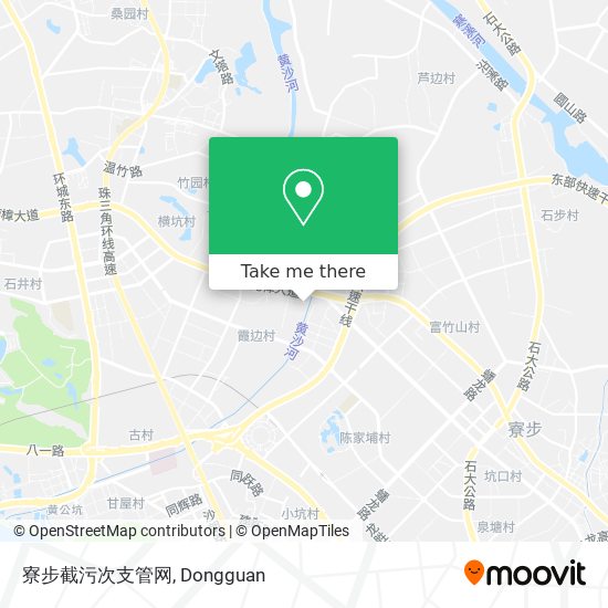 寮步截污次支管网 map