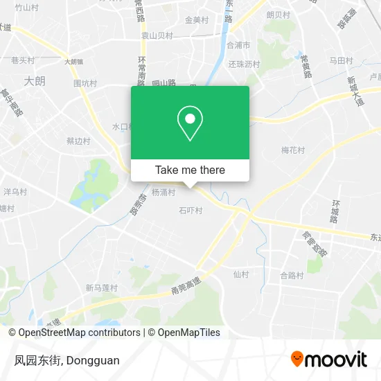 凤园东街 map