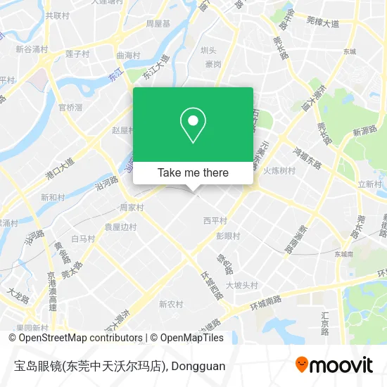 宝岛眼镜(东莞中天沃尔玛店) map
