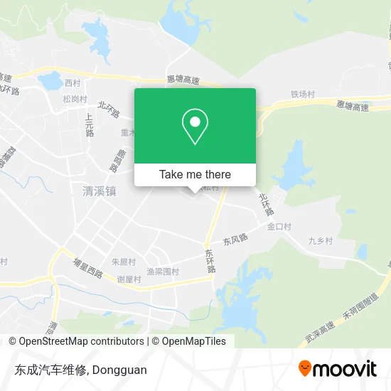 东成汽车维修 map