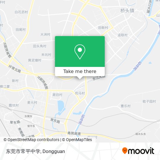 东莞市常平中学 map