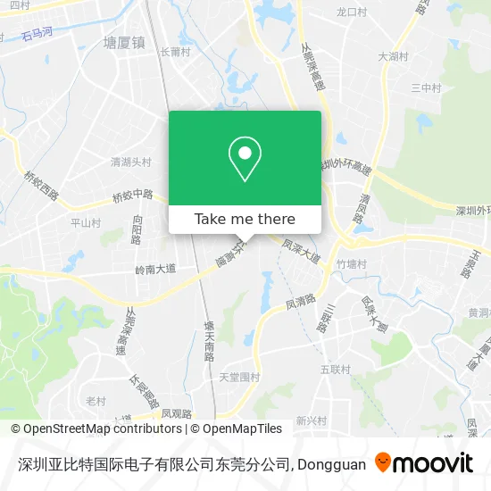 深圳亚比特国际电子有限公司东莞分公司 map