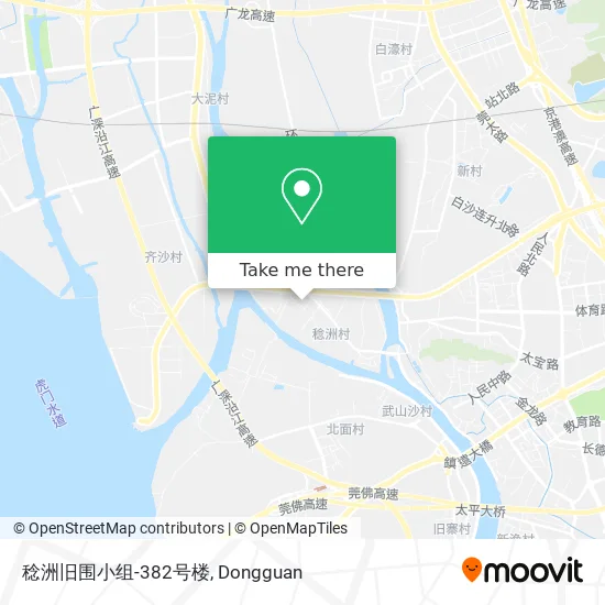 稔洲旧围小组-382号楼 map