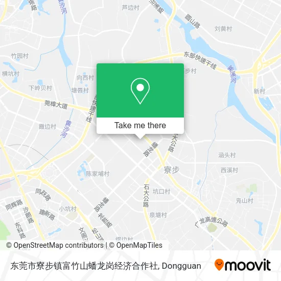 东莞市寮步镇富竹山蟠龙岗经济合作社 map