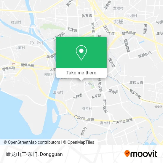 蟠龙山庄-东门 map