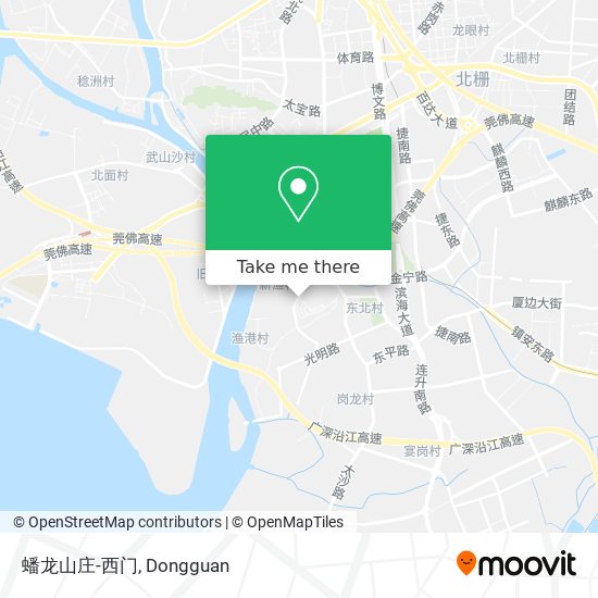 蟠龙山庄-西门 map