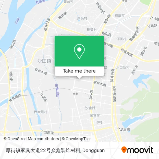厚街镇家具大道22号众鑫装饰材料 map
