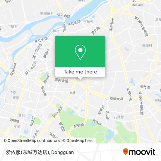 爱依服(东城万达店) map