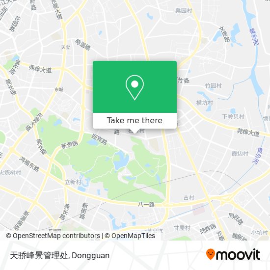 天骄峰景管理处 map
