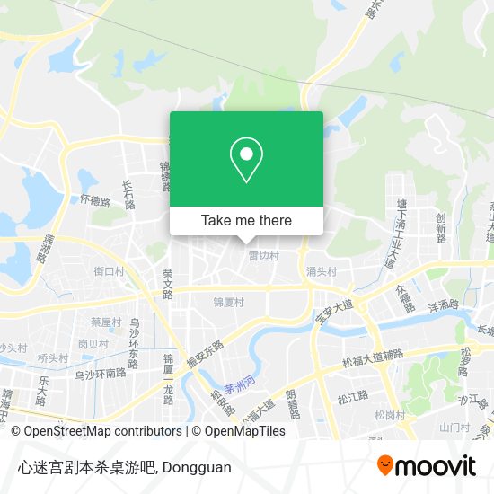 心迷宫剧本杀桌游吧 map