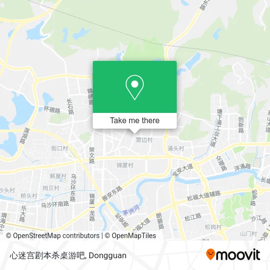 心迷宫剧本杀桌游吧 map