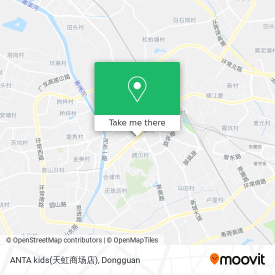 ANTA kids(天虹商场店) map