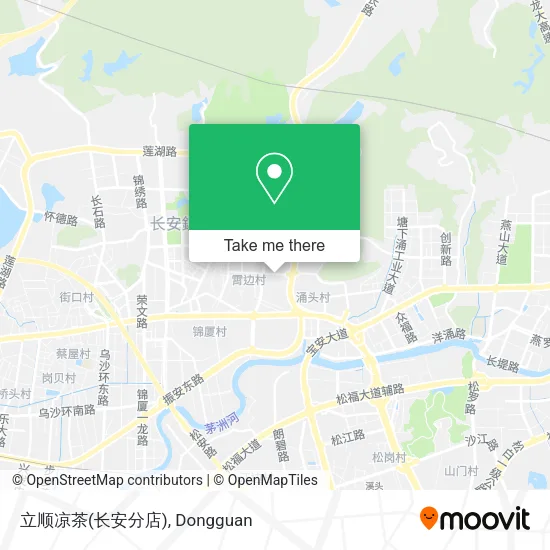 立顺凉茶(长安分店) map