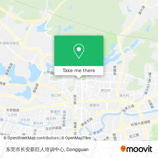 东莞市长安新巨人培训中心 map