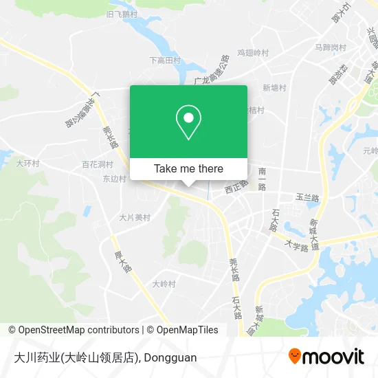 大川药业(大岭山领居店) map