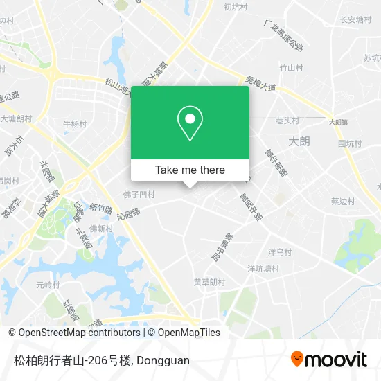 松柏朗行者山-206号楼 map