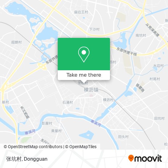 张坑村 map