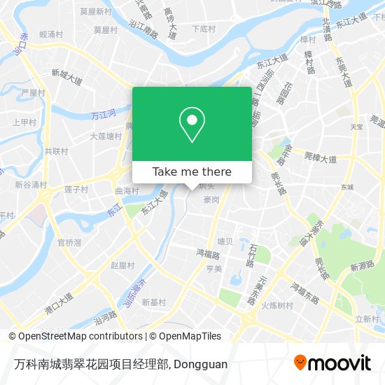 万科南城翡翠花园项目经理部 map