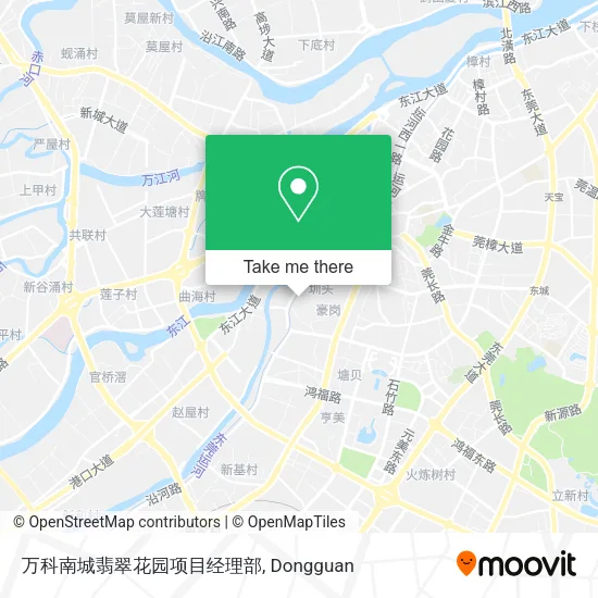 万科南城翡翠花园项目经理部 map