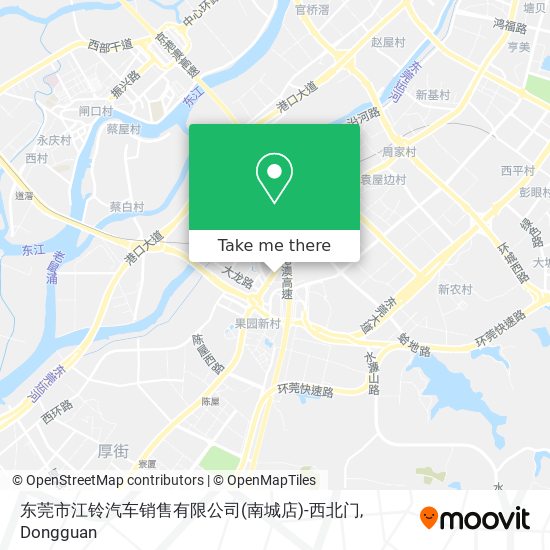 东莞市江铃汽车销售有限公司(南城店)-西北门 map