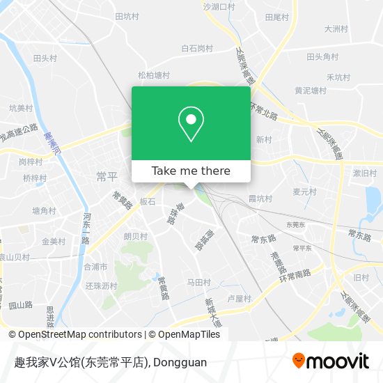 趣我家V公馆(东莞常平店) map