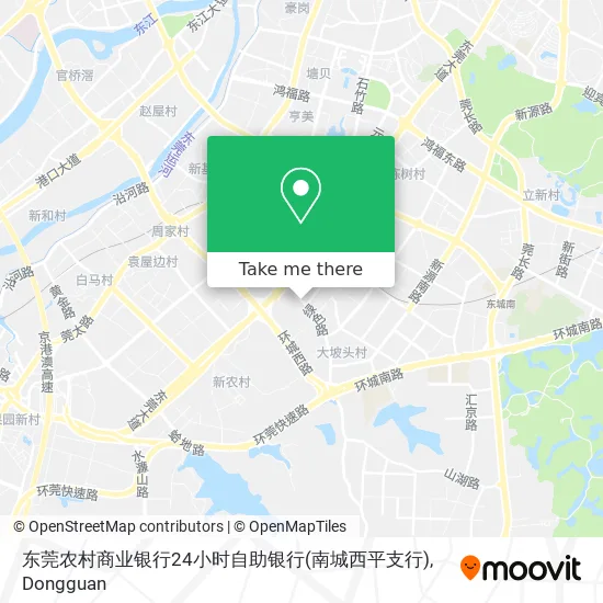 东莞农村商业银行24小时自助银行(南城西平支行) map