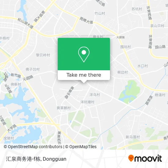 汇泉商务港-f栋 map