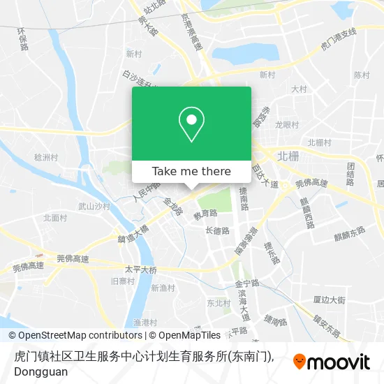 虎门镇社区卫生服务中心计划生育服务所(东南门) map