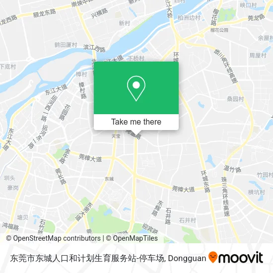 东莞市东城人口和计划生育服务站-停车场 map