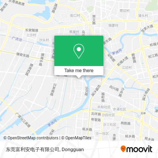 东莞富利安电子有限公司 map