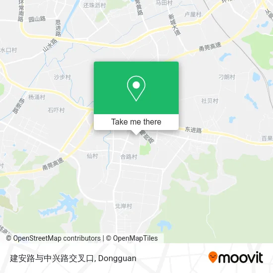 建安路与中兴路交叉口 map