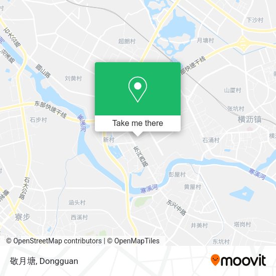 敬月塘 map