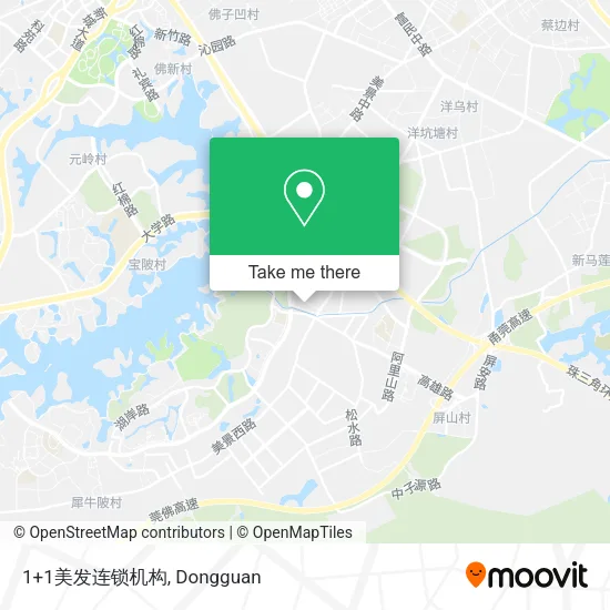 1+1美发连锁机构 map