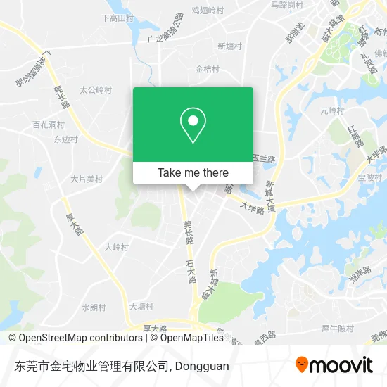 东莞市金宅物业管理有限公司 map