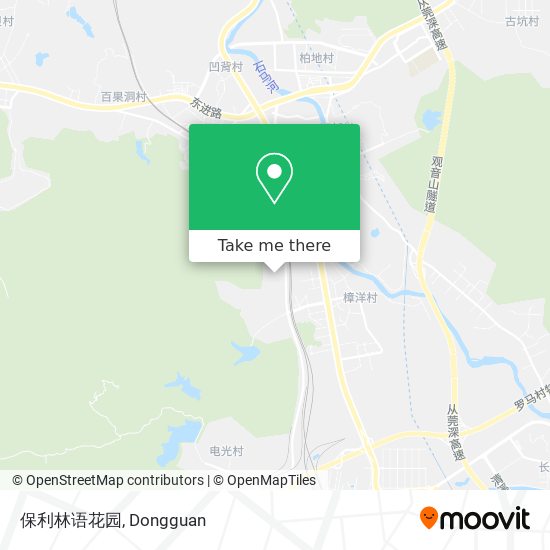 保利林语花园 map