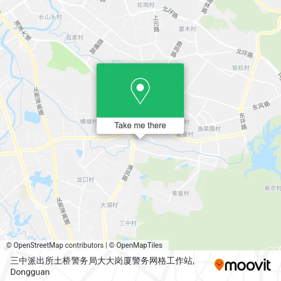 三中派出所土桥警务局大大岗厦警务网格工作站 map