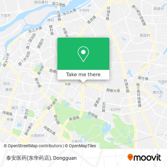 泰安医药(东华药店) map