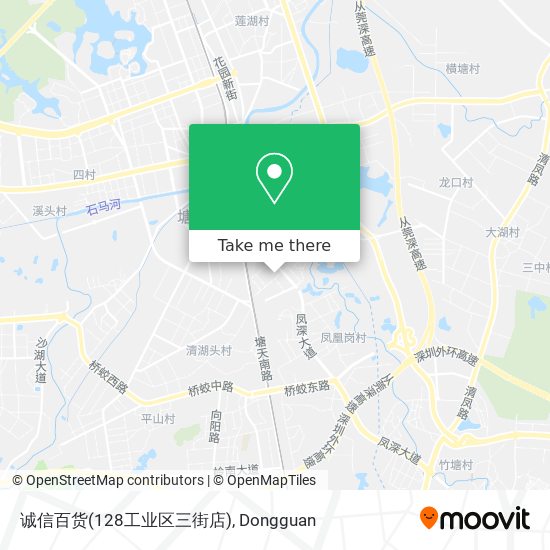 诚信百货(128工业区三街店) map